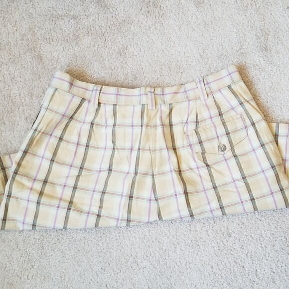 Liz Claiborne Cotton Plaid Shorts - Picture 5 of 5